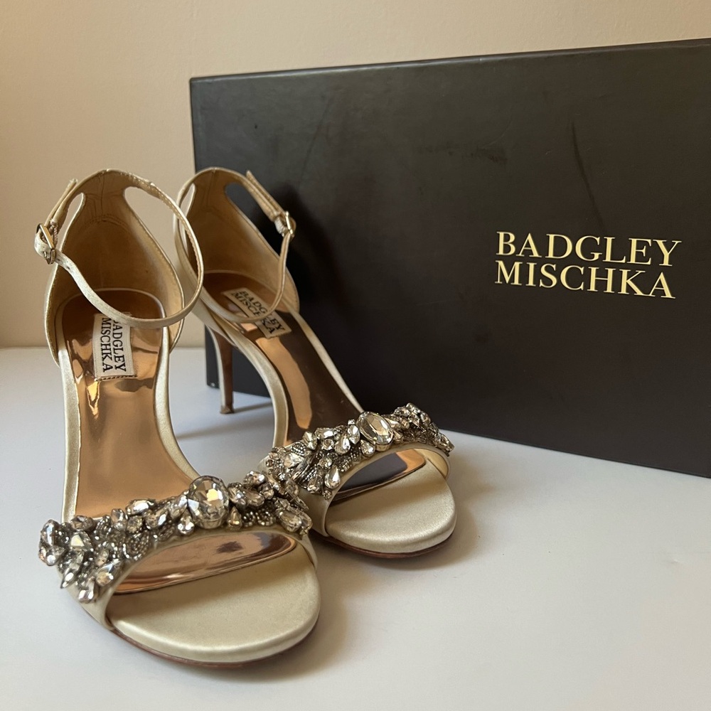 Badgley Mischka Bankston Embellished Sandals